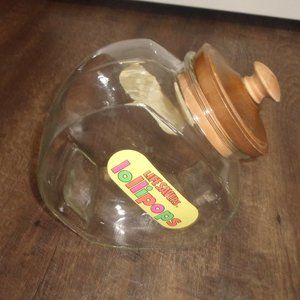 Life Savers lollipops slant store display jar